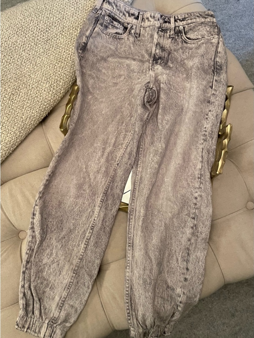 rag & bone Acid-Wash Gray mirimar Jeans NWOT